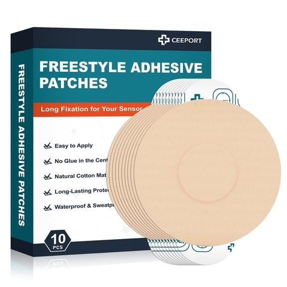 Free style adhisive patches66 FreeStyle CGM sensor adhesive overpatches second view